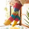 Colorful Rainbow Socks - 2 Pairs