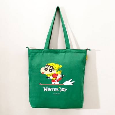 Shinchan: Winter Joy Zipper Tote Bag - 1 Pc image