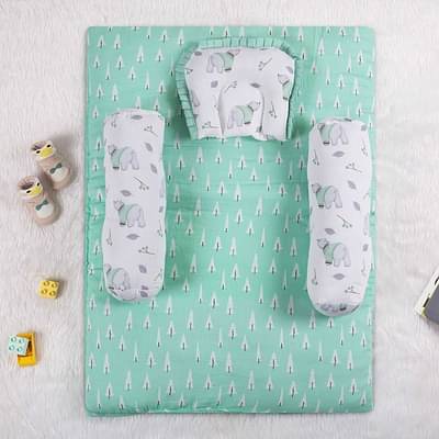 Tiny Snooze Baby Mattress Set- Arctic image