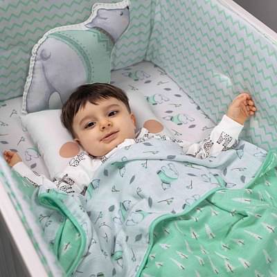 Tiny Snooze Cot Bedding Set – Arctic image