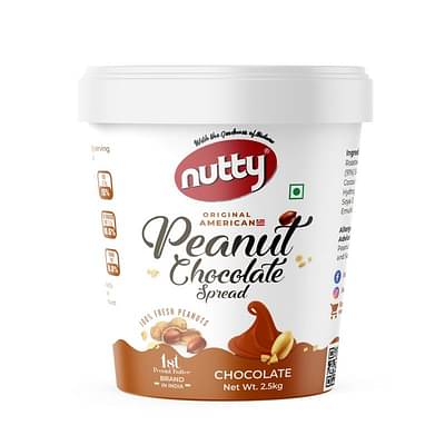 Nutty Chocolate Peanut Spread - 2.5Kgs image