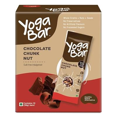 Chocolate Chunk Energy Bars Pack Of 10 image