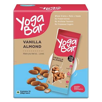 Vanilla Almond Energy Bars Pack Of 10 image