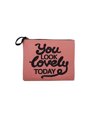 Canvas-Makeup-Pouch-You-Look-Lovely-Today