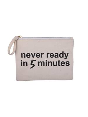 Canvas-Makeup-Pouch-Never-Ready-In-5-Minutes