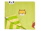 Jungle Love Organic Baby Dohar Blanket, Green