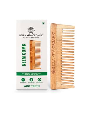 Bella Vita Organic Wide Tooth Wooden Comb(1 Pc) image