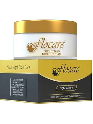 Flocare-Skin-Lightening-Night-Cream-for-Moisture-Reducing-Uneven-Skin-Tone,-Deep-Hydration,-Radiant-Glowing-Skin-for-women-All-skin-type-50gm-