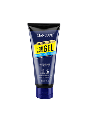 Mancode Intimate Hair Removal Gel 100 Ml -Fast & Painless Body Hair Remover Gel 100 Ml image