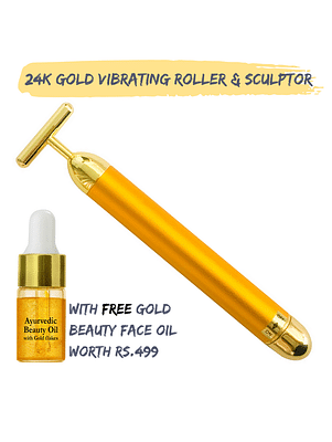 Natural-Vibes-24K-Gold-Vibrating-Face-Roller-Sculptor-With-Free-Gold-Beauty-Elixir-Oil