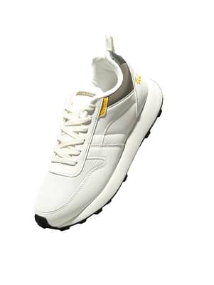 Neeman's The Eighties | Sneakers For Men | Lightweight, Comfortable & Breathable | Ivory/Brown/Yellow image
