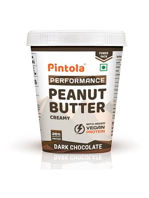 Pintola Performance Series Dark Chocolate Peanut Butter Creamy - 26G Vegan Protein Healthy image