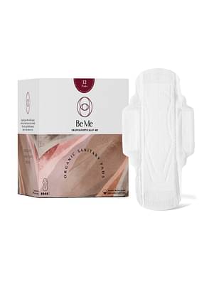 Be-Me-Sanitary-Pads-For-Women---Double-Wing---For-Heavy-Flow-Overnight-Pad-Extra-Large---Pack-Of-12-Pads-