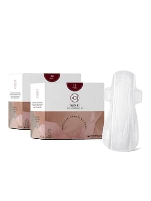 Be-Me-Sanitary-Pads-For-Women---Double-Wing---For-Heavy-Flow-Overnight-Pad-Extra-Large---Pack-Of-60-Pads-