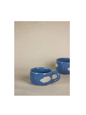 The Orby House Blue Cloud Mug, 100Ml image