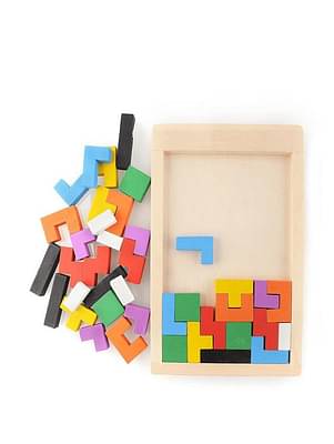 Voolex---Wooden-Board-Puzzles,-Brain-Teasers,-Tangram-Puzzles-Educational-Toys-For-Toddlers-40-Pieces-