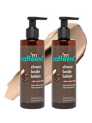mCaffeine Choco Body Lotion | Pack Of 2 | image