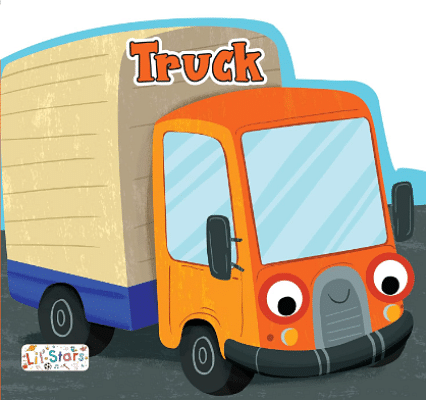 Pegasus - Truck Shaped Baby Board Book for kids