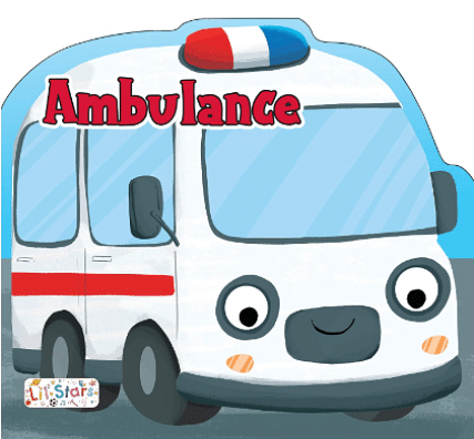 Pegasus - Ambulance Shaped Baby Board Book for Kids