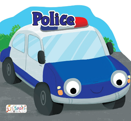 Pegasus -Police Shaped Baby Board Book for Kids
