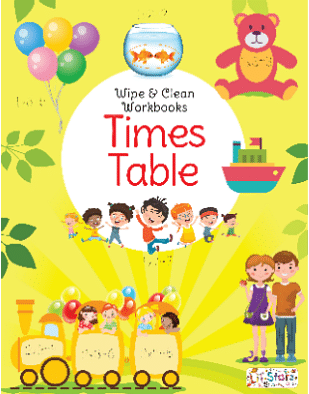 Pegasus -Times Table - Wipe & Clean Workbook with free Pen for Kids