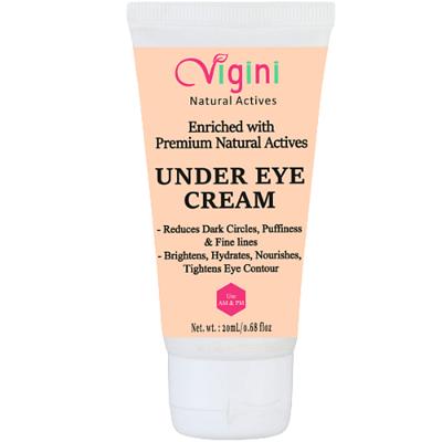 Vigini Under Eye Lift Bye Bye Dark Circle Wrinkles Puffiness Fine Lines Removal Gel Cream (20 Gm)