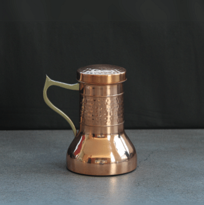 Indian Barthan Rounded Copper Jug