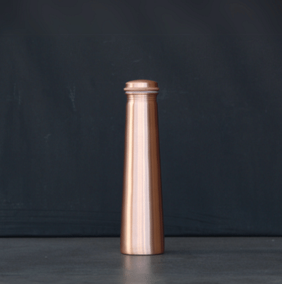Indian Barthan Copper Curved Bottle