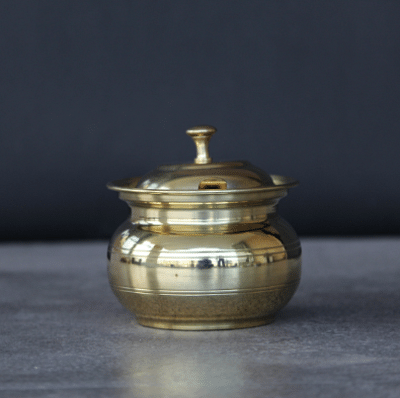 Indian Barthan Brass Ghee Pot