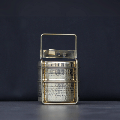 Indian Barthan Brass Tiffin Box