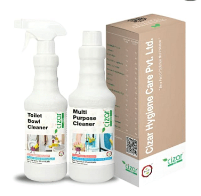 Cizar Zero Chemical Home Care Combo, Toilet Bowl Cleaner, Multi-Purpose Cleaner, 650ml each